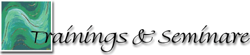 Trainings & Seminare Schriftzug